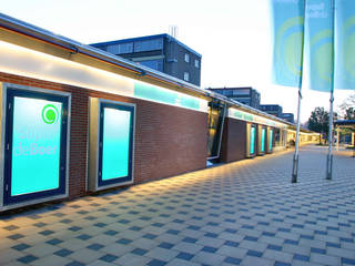 renovatie winkelcentrum de Wielewaal, Linea architecten Linea architecten Ruang Komersial