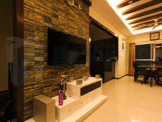 Trendy Apartment Interiors at Bhanu gupta homify