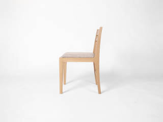 white oak x fabric basic chair, 톤 퍼니처 스튜디오 톤 퍼니처 스튜디오 Salle à manger moderne