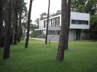 Haus W, THOMAS BEYER ARCHITEKTEN THOMAS BEYER ARCHITEKTEN Casas de estilo moderno