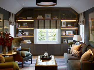 Country House, Hampshire, Helen Green Design Helen Green Design ห้องนั่งเล่น