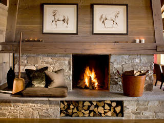 A Chalet to Keep You Warm: Val d'Isère, Helen Green Design Helen Green Design Rumah: Ide desain interior, inspirasi & gambar