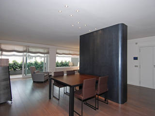 Apartment reform in Barcelona, Av. Sarrià, FG ARQUITECTES FG ARQUITECTES Modern Dining Room