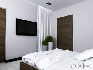 Projekt wnętrz domu jednorodzinnego, STUDIO MAC STUDIO MAC Bedroom