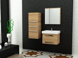 homify Modern style bathrooms Shelves