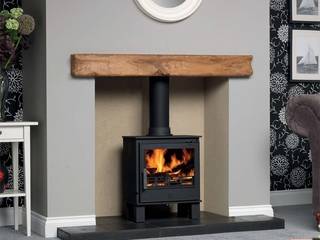 ACR Wood Burning / Multi Fuel Stoves, Direct Stoves Direct Stoves Salas de estar modernas