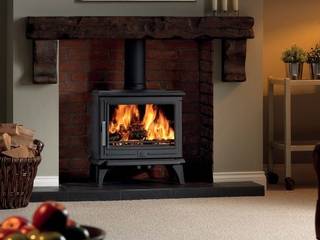 ACR Rowandale DEFRA Approved Wood Burning / Multi Fuel Stove Direct Stoves غرفة المعيشة ديكورات مدفأة الحطب