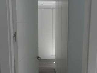 ACCESO A DORMITORIO Y VESTIDOR + qD / Más que diseño Vestidores de estilo moderno