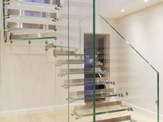 Fly - helical staircase in glass, Siller Treppen/Stairs/Scale Siller Treppen/Stairs/Scale Stairs Glass