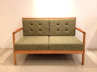 CHERRY SOFA, MOKNEE MOKNEE 现代客厅設計點子、靈感 & 圖片