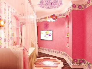 Квартира 78 м2, г. Минск, студия Design3F студия Design3F Classic style nursery/kids room