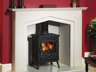 Franco Belge Wood Burning / Multi Fuel Stoves, Direct Stoves Direct Stoves カントリーデザインの リビング