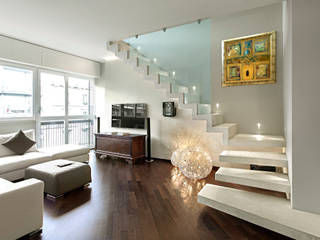 Casa Shimano (Milano), studiodonizelli studiodonizelli Modern Living Room