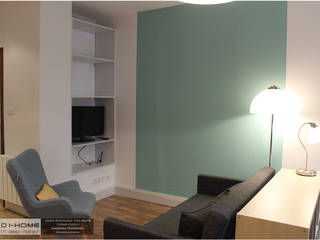 Appartement locatif T2 à Strasbourg, Agence ADI-HOME Agence ADI-HOME Phòng khách phong cách chiết trung