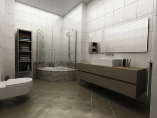 SANABEL KONAKLARI, Niyazi Özçakar İç Mimarlık Niyazi Özçakar İç Mimarlık Modern style bathrooms