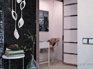 Спальня в стиле хай-тек, , студия Design3F студия Design3F Kamar Tidur Modern