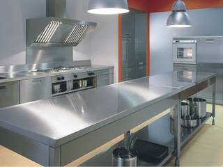 Kipro kitchen cucina professionale, bettini design bettini design Dapur Gaya Industrial
