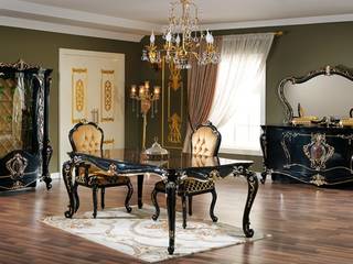 LAGOS KLASİK YEMEK ODASI, Asortie Mobilya Dekorasyon Aş. Asortie Mobilya Dekorasyon Aş. Classic style dining room