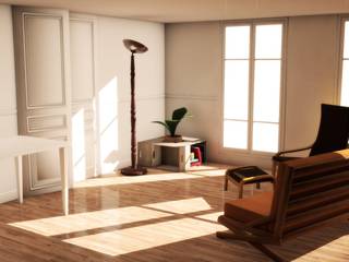 Modélisation 3D intérieurs, PiLe PiLe Living room