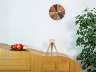 Clock "color palette", Meble Autorskie Jurkowski Meble Autorskie Jurkowski 现代客厅設計點子、靈感 & 圖片
