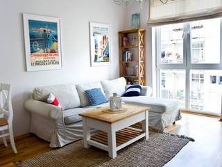 Salones mediterráneos de Miśkiewicz Design Mediterráneo