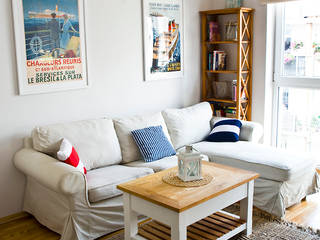 Salones mediterráneos de Miśkiewicz Design Mediterráneo