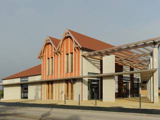 Village Outlet de Lavau, Fevre et Gaucher Architectes Fevre et Gaucher Architectes مساحات تجارية