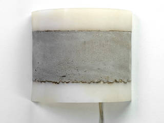 CONCRETE wall lamp, RENATE VOS product & interior design RENATE VOS product & interior design Industrial style kitchen