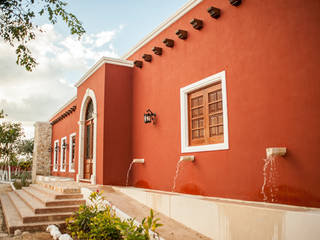 Hacienda Chaká, Arturo Campos Arquitectos Arturo Campos Arquitectos Koloniale Fenster & Türen