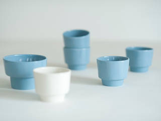 koffie kopjes Cups, Ontwerpstudio Inge Simonis Ontwerpstudio Inge Simonis Sala da pranzo minimalista