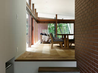 029那須Hさんの家, atelier137 ARCHITECTURAL DESIGN OFFICE atelier137 ARCHITECTURAL DESIGN OFFICE Skandinavischer Flur, Diele & Treppenhaus