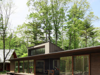 025軽井沢Sさんの家, atelier137 ARCHITECTURAL DESIGN OFFICE atelier137 ARCHITECTURAL DESIGN OFFICE Asian style house Wood Wood effect