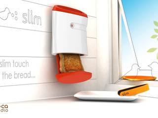 Slim toaster, Studio MU•CA Studio MU•CA Minimalist kitchen