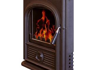 Hi-Flame Wood Burning / Multi Fuel Stoves, Direct Stoves Direct Stoves Ruang Keluarga Gaya Country