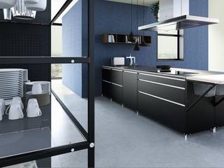 Meccanica | demode engineered by Valcucine, Valcucine Valcucine インダストリアルデザインの キッチン