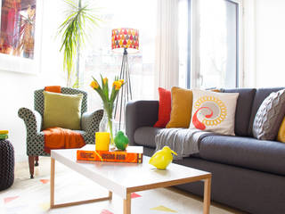 Hampstead Heath Apartment, Bhavin Taylor Design Bhavin Taylor Design Living room