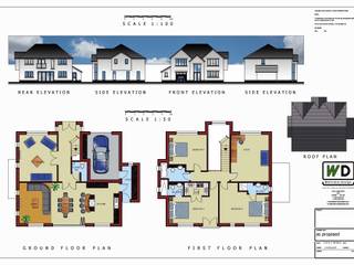 New build detached family home , WHITTAKER DESIGN WHITTAKER DESIGN