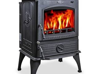 Horse Flame Wood Burning / Multi Fuel Stoves, Direct Stoves Direct Stoves Ruang Keluarga Gaya Country