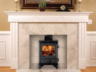 Hunter Wood Burning / Multi Fuel Stoves, Direct Stoves Direct Stoves カントリーデザインの リビング