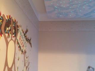 Small starlight ceiling for nursery , Lancashire design ceilings Lancashire design ceilings Modern Çocuk Odası