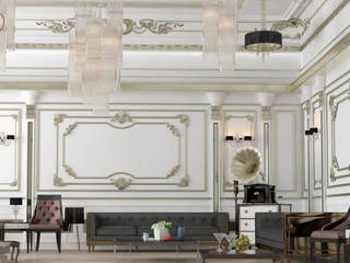 Royal guests salon, MHD Design Group MHD Design Group Living room