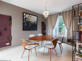 Rénovation Maison Région Parisienne , K Design Agency K Design Agency Столовая комната в стиле модерн