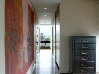 Appartement Chelsea, Atelier TO-AU Atelier TO-AU Classic corridor, hallway & stairs