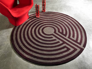 [디자인카페트,원형카페트,모던원형러그] MAZE, CAURA CARPET CAURA CARPET Floors