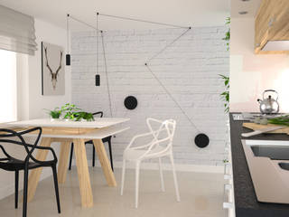 Projekt kuchni, OES architekci OES architekci Scandinavian style kitchen