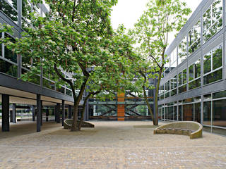 Sanierung Grundschule Rolandstraße, Düsseldorf, Michael van Ooyen Architekt BDA Michael van Ooyen Architekt BDA Commercial spaces