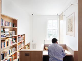Book Tower House, Platform 5 Architects Platform 5 Architects Modern Study Room and Home Office
