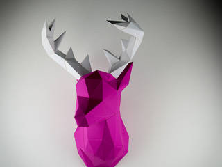 Papertrophy - Papercraft Elk Wallart, Papertrophy Papertrophy Otros espacios