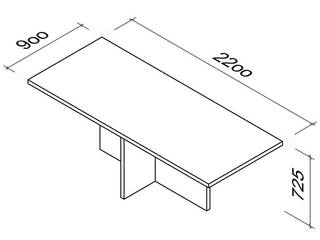 papptisch aus papier-wabenplatten, Frank Huster Frank Huster Minimalist dining room