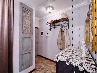 Очарование старой Москвы, Порядок вещей - дизайн-бюро Порядок вещей - дизайн-бюро Rustic style corridor, hallway & stairs